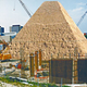 Builders expect the Reagan Pyramid to be ready in time for the Great Communicator's mummification and ascension into the Afterworld upon death. Among the items to be entombed with Reagan are 2,500 MX missiles, a golden chalice of jelly beans and his beloved servant, George Bush.